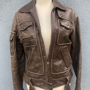 Miss sixty leather jacket size M